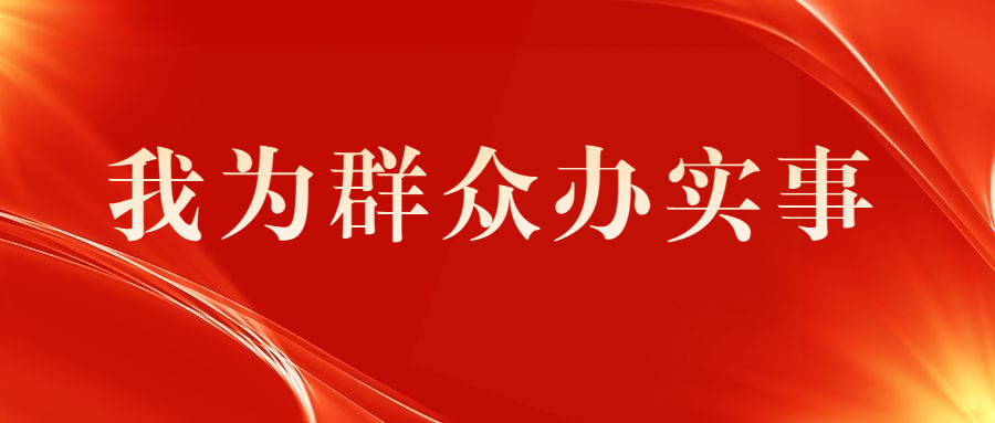 我為群眾辦實事